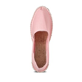 Espadrij l'originale Men's Espadrilles, Classic Green Summer Shoes, Linen (Classic) - rosé, size: 38 EU