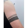 5 Blätter Temporäre Armband Tattoos Tribal Tattoos Maori Design Tattoos
