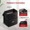 Simple Deluxe 2 Pack Car Trash Can with Lid, Leak-Proof