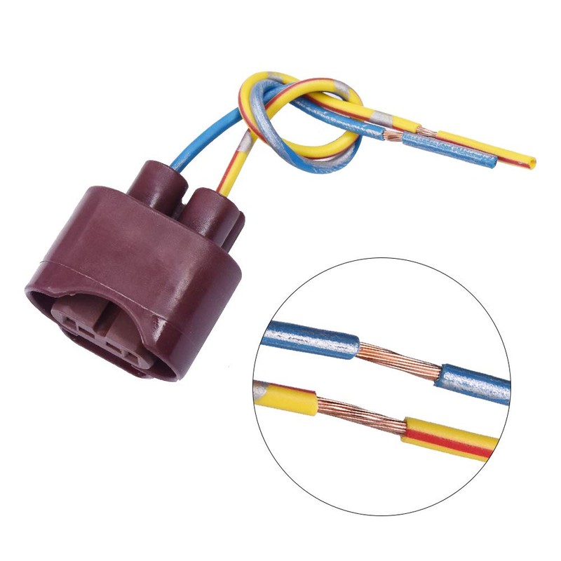 HUIQIAODS 9006 HB4 Headlight Female Adapter Socket Wire Harness for