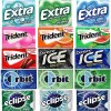 Blunon Sugar Free Gum Variety Pack Chewing Gum Including Trident,