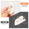 FT FUNTOR Golden Edge Black and White Key Holder, 12