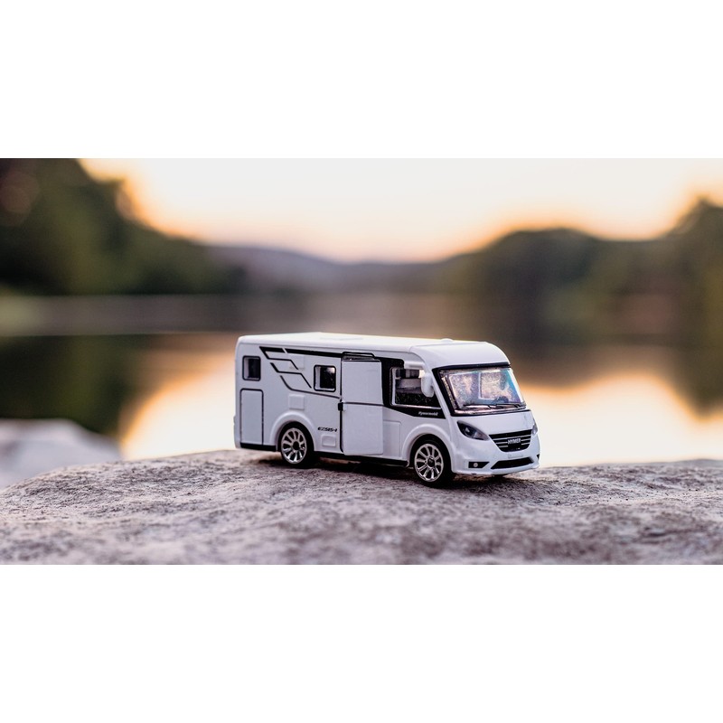 Majorette 212057601Q02 Explorer Hymer Mobil Exsis-i, Camper, Motorhome, Camping, Toy