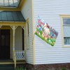 Happy Easter Bunny Flag 3x5 Ft Easter Eggs Rabbits Flowers
