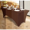Utopia Kitchen Utopia Kitchen Spandex Tablecloth 2 Pack [6FT, Light