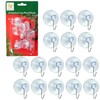SHATCHI 12Pcs Suction Hooks – Rubber Sucker Pads with Metal