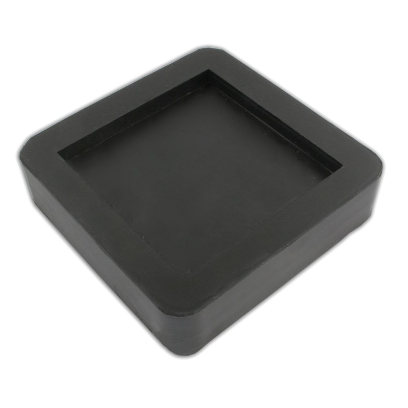 Jewellers Tools 2.5" RUBBER/STEEL BLOCK : Solid Dapping Doming Bench