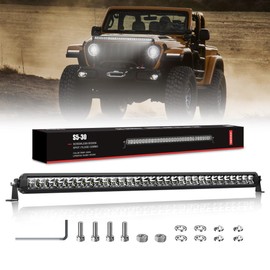 4WDKING LED Light Bar 32 inch, Screwless Design 150W Off Road LED Spot Flood Combo Work Light High Bright Truck Driving Fog Lamp IP69K Waterproof