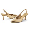 Elisabet Tang Women's Kitten Heel Slingback Low Pumps 3 Inches