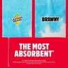 Brawny Tear-A-Square 3-Ply Paper Towels, 6 Double Rolls = 12