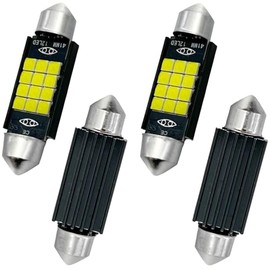 578 LED Bulb with 6500K White 400LM 2835 Chipsets for Dome Map Door Lights, Pack of 4