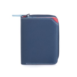 Leather women's Wallet MYWALIT - Small Zip Wallet -226-127 Royal
