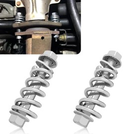 QKYS 2PCS M10x1.25 Exhaust Manifold Bolts, Exhaust Flange Bolts, Muffler Repair Kit with Springs, for Automotive Exhaust Manifold Gasket Reduce Vibration Car Accessories Universal for Most Cars