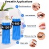 Shintop 400pcs Disposable Micro Applicators Brushes Great for Dental/Oral/Makeup (Blue,
