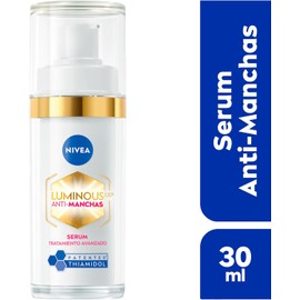 NIVEA LUMINOUS630 Anti-manchas Serum Facial tratamiento avanzado (30 ml) - Con Ácido Hialurónico, para una Piel Luminosa sin Manchas por Edad, Solares ni Hormonales