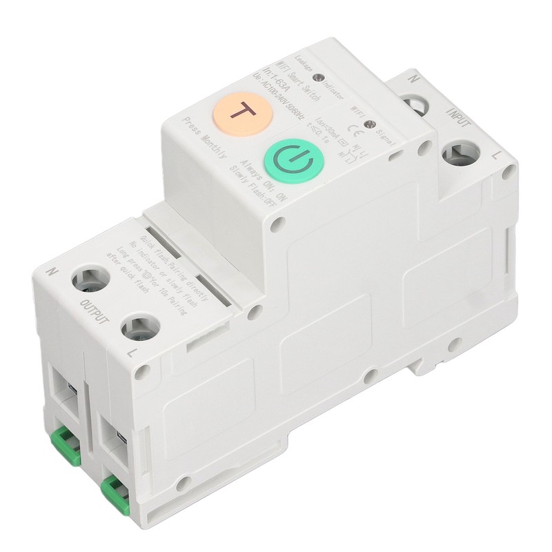 WiFi Circuit Breaker Parameters Adjustable Leakage Protection Data Display Remote