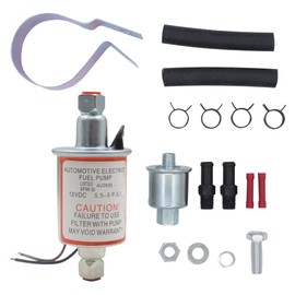 Effoexparts E8012S - Bomba de combustible eléctrica universal de baja presión, 5-9 PSI, kit de instalación de gas diésel