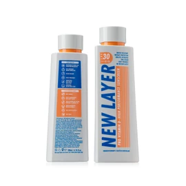 NEW LAYER Sonnencreme | LSF 30 | Pro Vitamin D | Wasserfest | Ohne Mikroplastik | Reef-friendly - schonend zu Natur und Haut | Ohne Octocrylene | Gesicht und KÃ¶rper | Erwachsene und Kinder (200ml)