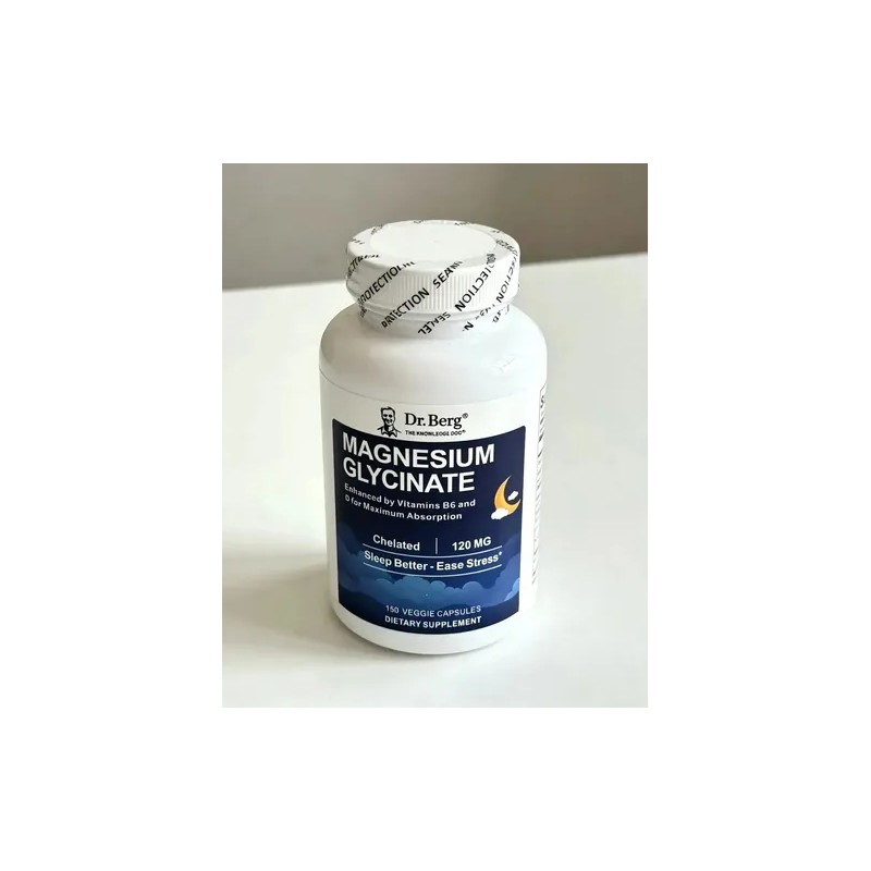 Berg Glicinato Magnesio 120mg Relajación Sueño 150cáps