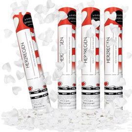 FePen Confetti Cannon x 4, Confetti Cannon, Wedding, Confetti Cannon, Biodegradable, Party Popper, Confetti Cannon XXL for Indoor and Outdoor Use