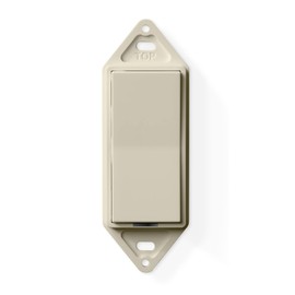 Levven Wireless Light Switch (UL & ETL Listed), On/Off and Dimming Light Almond Decora-Style Switch - Requires Levven Power Controller
