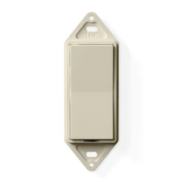 Levven Wireless Light Switch (UL & ETL Listed), On/Off and Dimming Light Almond Decora-Style Switch - Requires Levven Power Controller