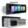 LEXXSON Single Din Car Stereo with Apple Carplay Android Auto,