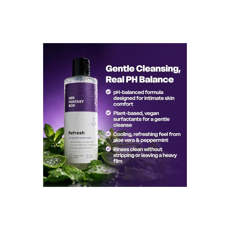 Her Fantasy Box Gel Ducha Equilibrante Refresh Solución Higiene Femenina