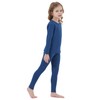PISIQI - Juego de ropa interior térmica para niñas, ultra