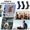 Okdance Mid-length Running Toe Socks Men Coolmax Material Quick Drying