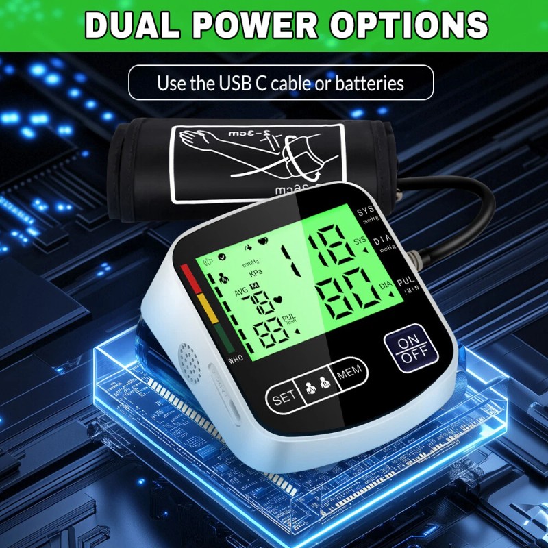 SOFIA Digital Extra Large Backlit Display Automatic Upper Arm Blood