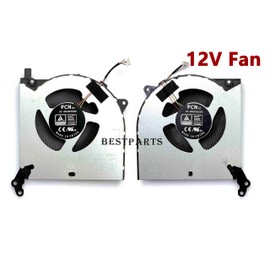 BestParts New CPU+GPU Cooling Fan Replacement for Legion 5P-15ARH05H (Type 82GU), P/N: 5H40S20132 5H40S20133, for Lenovo Legion 5P (15″, 05, 2020)