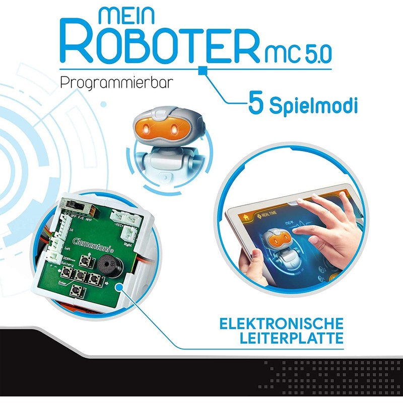 Clementoni 59158 Galileo MC 5.0-Programmable Robot for Children from 8
