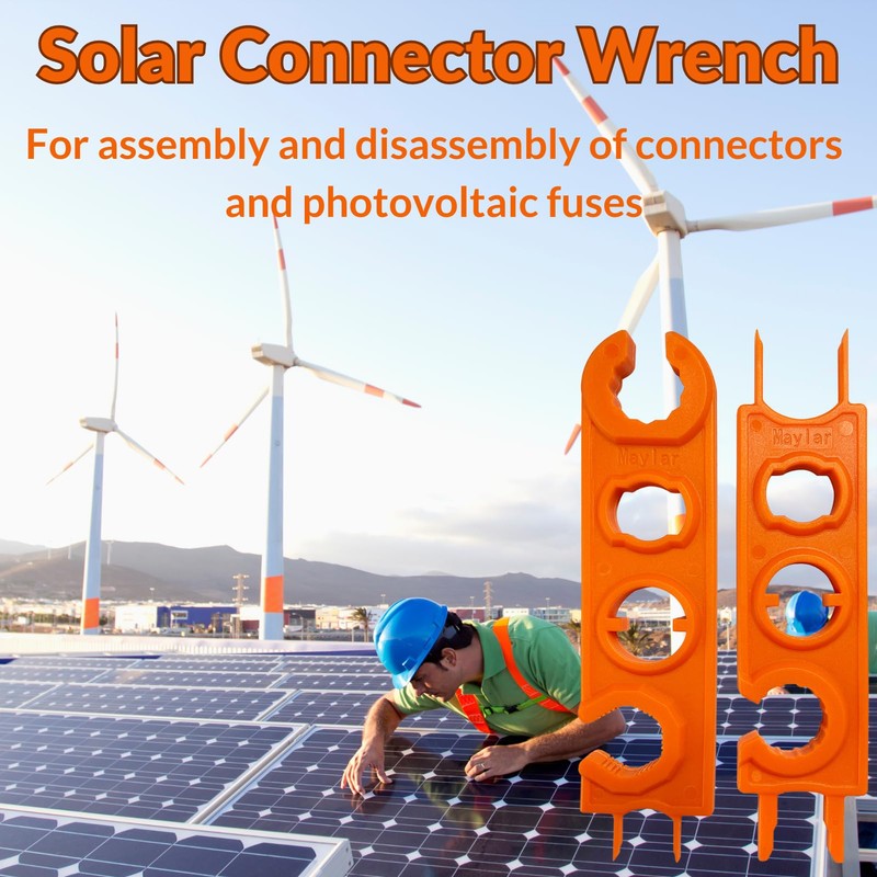 2pcs Solar Spanner for Solar Panel Cable, Solar Panel Connector