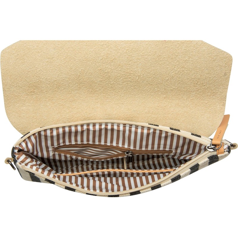 styleBREAKER envelope clutch the maritime stripe look with fish bone