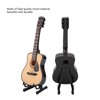 Miniature Wooden Guitar Model Display Mini Ornaments Craft Home Decor(16cm)