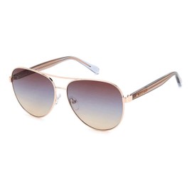 Fossil Women's FOS 3150/G/S Pilot Sunglasses, Red Gold, 60MM