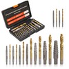 UYECOVE 18Pcs Screw Extractor and Left Hand Drill Bit Set,
