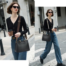 LEMEDE Purse Strap Wide Replacement Crossbody Bag Straps, 1.5" Canvas Handbag Shoulder Strap, Adjustable Tote Belt（Gold Hardware