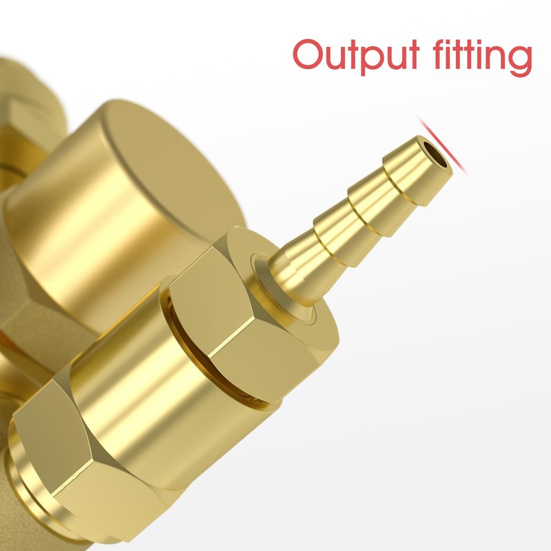 Yeswelder Argon/CO2 Mig Tig Flow Meter Gas Regulator Gauge Welding