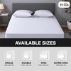 EV Dekor®MF123 Fitted Sheet Double, White - Deep Pocket Bedsheet
