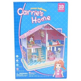 Dollhouse 3D Craft Model Carry's Home