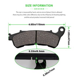 Yerbay Front Brake Pads for Honda SH 300 i 2007-2014