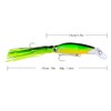 OriGlam 4pcs Simulation Squid Fishing Lures Bait Kit, Octopus Swimbait