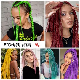 Pre-Stretched Braiding Hair - 30 Inch Peacock Green Soft Yaki Texture 3 Packs Crochet Hair Extensions for Black Women