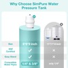 SimPure Small Water Pressure Tank for Tankless Reverse Osmosis System,