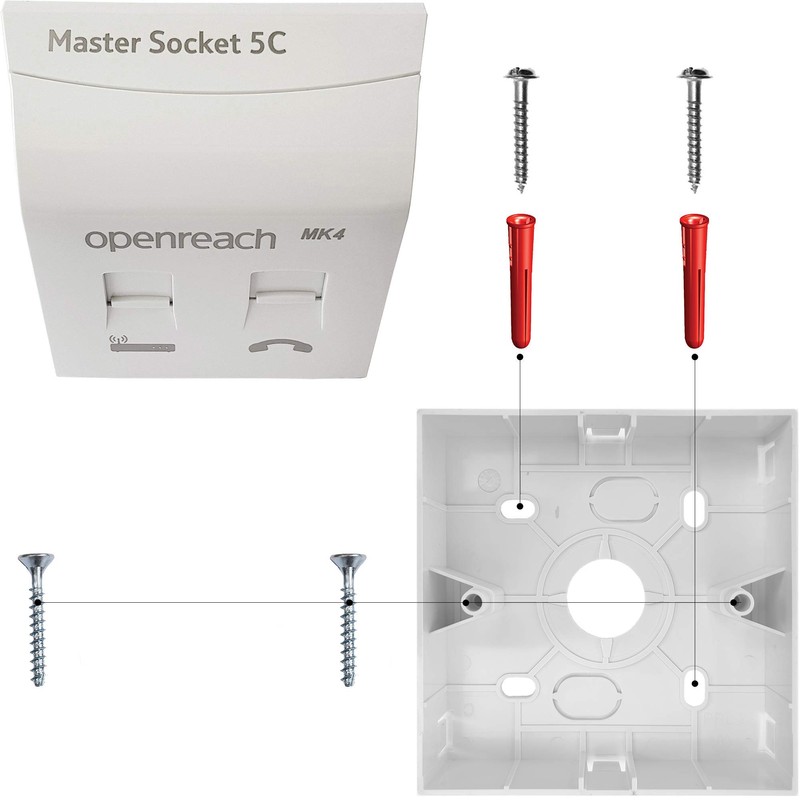 1STec BT Openreach NTE5C MK2 Master + MK4 Faceplate +