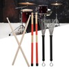 Drum Stick Brush Set Jazz Retractable Metal Wire 5A Bamboo