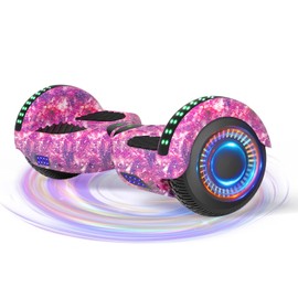 6.5" Adult Scooter, LED Lights & APP & Music Speaker, Long Battery Life, Gifts for Kids & Adults & Girls & Boys, for All Ages