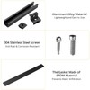 Anbte Solar Panel Bracket Kit, 6 Pcs 7.87 in Aluminium